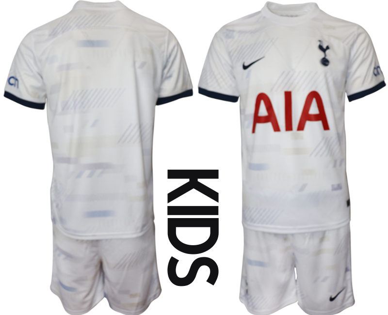 Youth 2023-2024 Club Tottenham Hotspur home soccer jersey